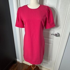 Bundle: TWO Gorgeous Shift Dresses - Hot Pink and Mustard Yellow  - Sz 6